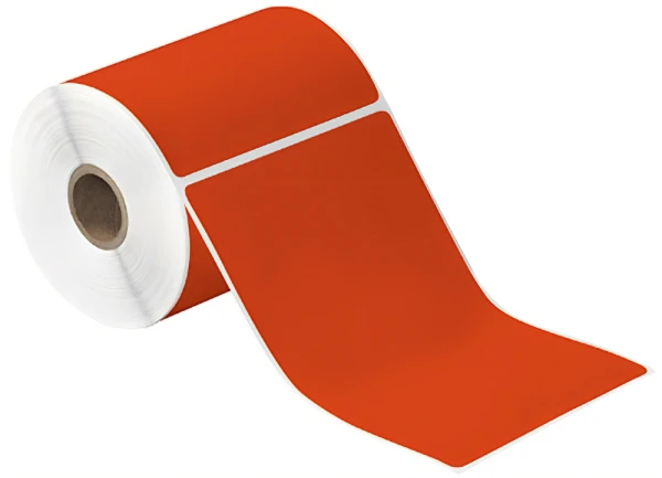 4x6 Red Thermal Transfer Labels