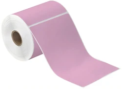 4" x 6.5" Pink Direct Thermal Labels