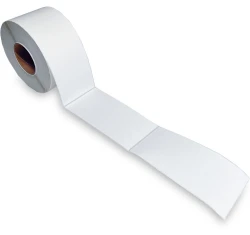4" x 8" White Top Coated Direct Thermal Labels