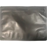 Black 12.5 x 9 + 4 Child Proof Exit Bags Front of Bag