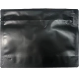 aBlack 8 x 6 + 2.36 Child Proof Exit Bags Back of Bag