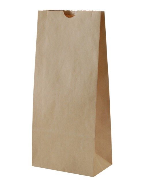 5 lb Kraft Laminated Flat Pouch Bag