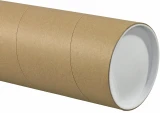 5x30 Heavy Duty Cardboard Mailing Tubes and End Caps