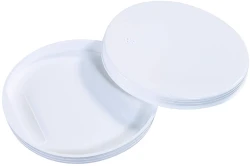 6" White Round Cardboard Mailing Tubes and End Caps