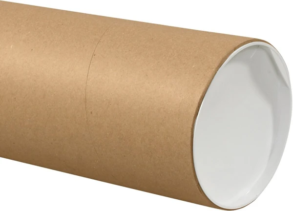 6x30 Heavy Duty Cardboard Mailing Tubes with End Caps