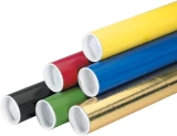 Color Round Cardboard Mailing Tubes