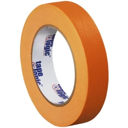 1" x 60 yds 4.9 Mil Orange Colored Masking Tape