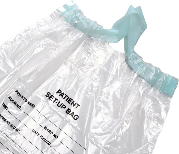 12 x 16 Drawtape Respoiratory Setup Bag