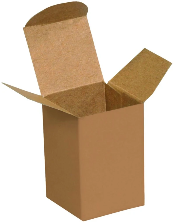 1 1/4 x 1 1/2 x 2 Kraft Reverse Tuck Mailers