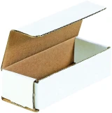 10 x 3 x 3  White Cardboard Box Mailers