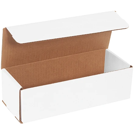 10 x 4 x 3 White Cardboard Box Mailers