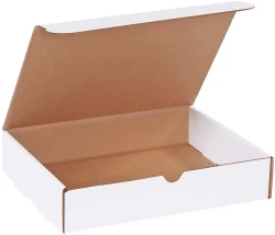 11.125" x 8.75" x 2.3125" White Literature Mailers
