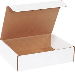 11.125" x 8.75" x 3" White Literature Mailers