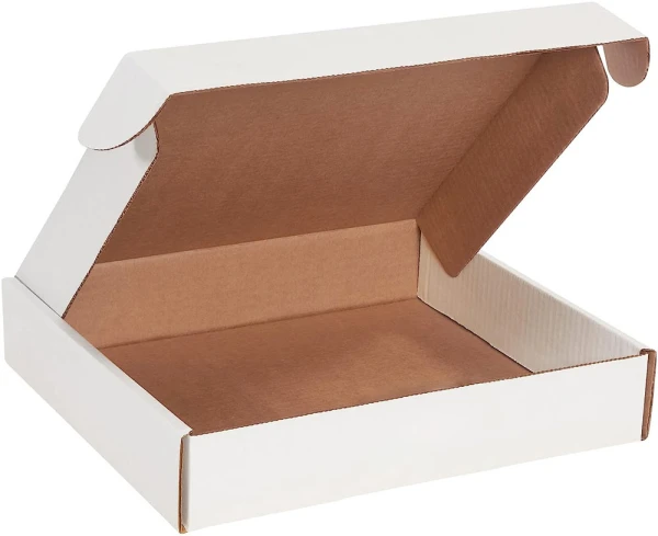 11.75 x 10.75 x 2.25 White Cardboard Literature Mailers
