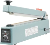 12 Inch Impulse Hand Operated Manual Sealer with built in Trimmer