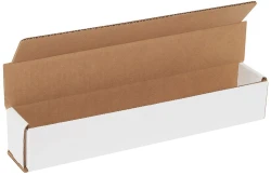 12" x 2" x 2" White Corrugated Mailers
