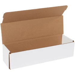 12" x 3.5" x 3" White Corrugated Mailers