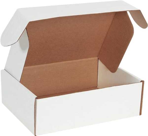 12.125 x 9.25 x 4 White Cardboard Literature Mailer