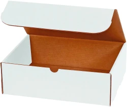 12.125" x 9.25" x 4" White Literature Mailers