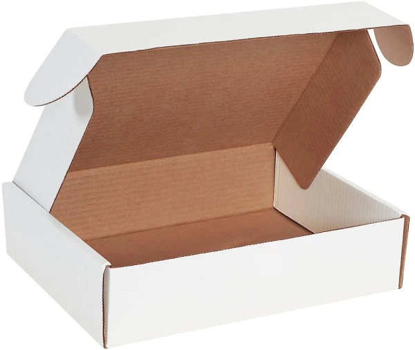White 12.125x9.25x3 deluxe literature mailer