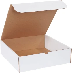 14" x 14" x 4" White Literature Mailers