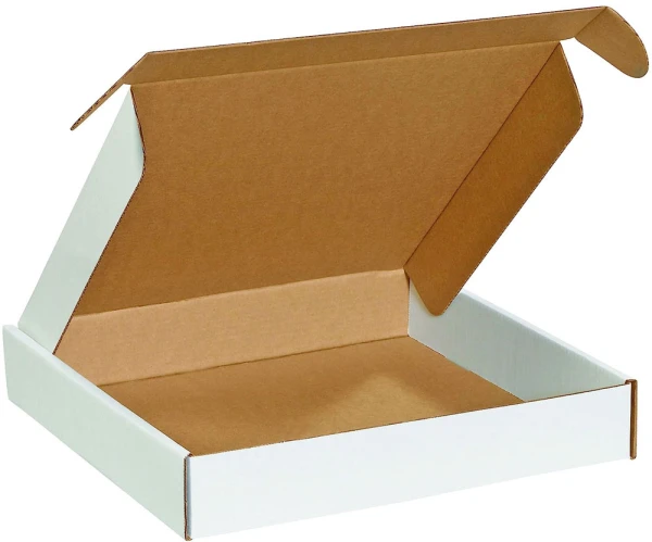 White 16x16x2-3/4 deluxe literature mailer