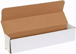 18" x 4" x 4" White Corrugated Mailers