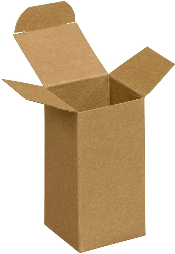 2 x 2 x 4 Kraft Reverse Tuck Folding Cartons