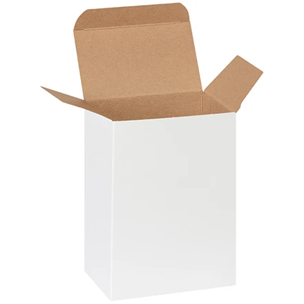 2 1/2 x 4 x 6 White Reverse Tuck Mailers