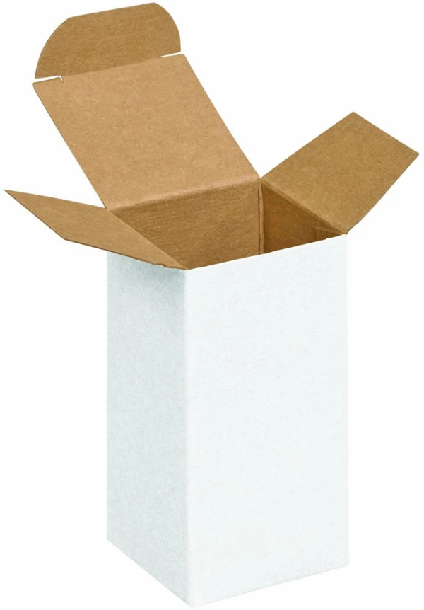 White Reverse Tuck Folding Mailers - 2 x 2 x 4