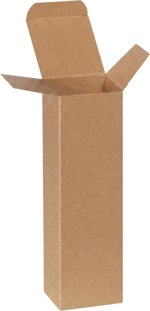 3 x 3 x 10 Kraft Reverse Tuck Folding Cartons