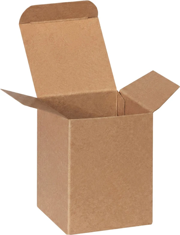 3 x 3 x 4 Kraft Reverse Tuck Folding Cartons