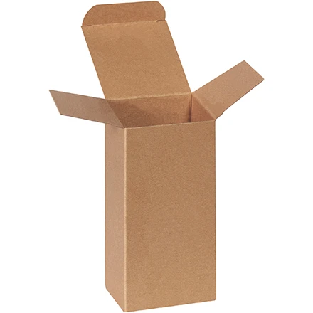 Kraft Reverse Tuck Folding Carton 3 x 3 x 6