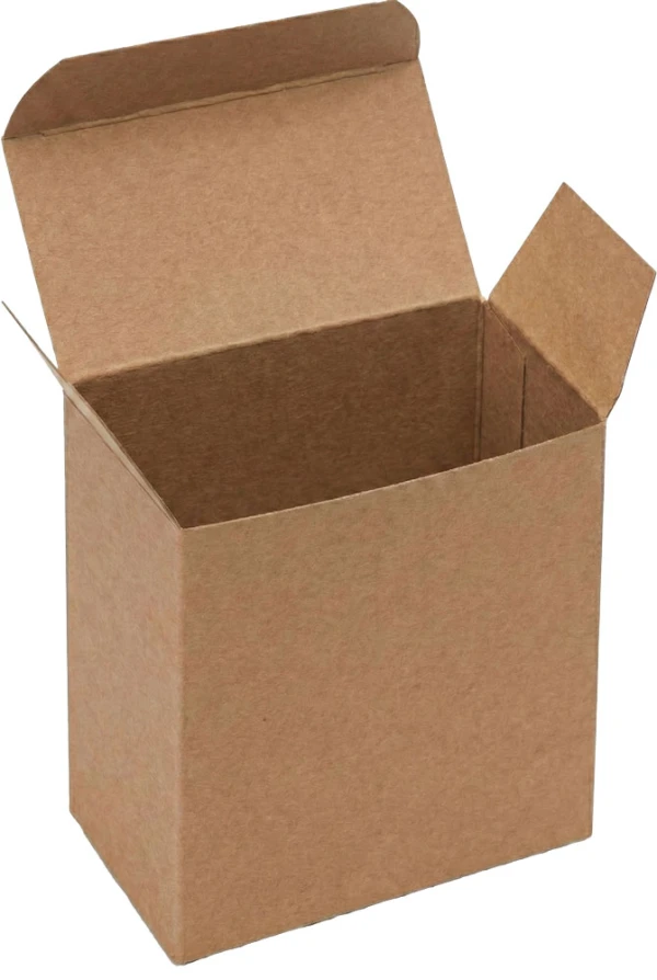 4 x 1 5/8 x 4 Kraft Reverse Tuck Folding Cartons