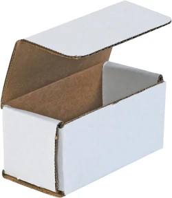 4" x 2" x 2" White Corrugated Mailers