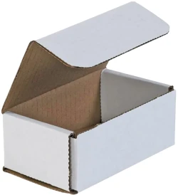 5" x 3" x 2" White Corrugated Mailers
