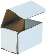 5 x 3 x 3 White Cardboard Box Mailers