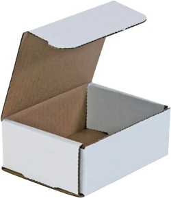 5" x 4" x 2" White Corrugated Mailers