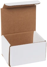 5 x 4 x 3 White Cardboard Box Mailers