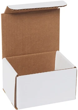 5" x 4" x 3" White Corrugated Mailers