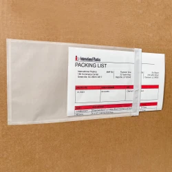 Clear Packing Envelope 5.5" x 10"