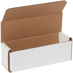 6" x 2" x 2" White Corrugated Mailers