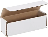 6 x 2 x 2  White Cardboard Box Mailers