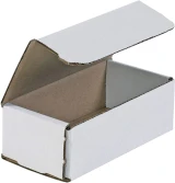 6 x 3 x 3 White Cardboard Box Mailers
