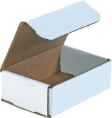 6 x 4 x 2 White Cardboard Box Mailers