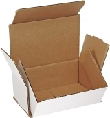 6.5 x 4.5 x 2.5 White Cardboard Box Mailers