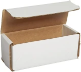 6 x 2.5 x 2.375 White Cardboard Box Mailers