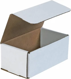 7" x 4" x 3" White Corrugated Mailers