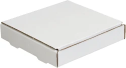7.375" x 7.375" x 1.375" White Literature Mailers