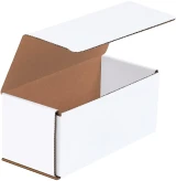7.5x3.5x3.25 white corrugated mailers